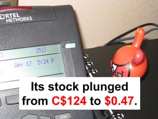 Why Nortel Went Bankrupt