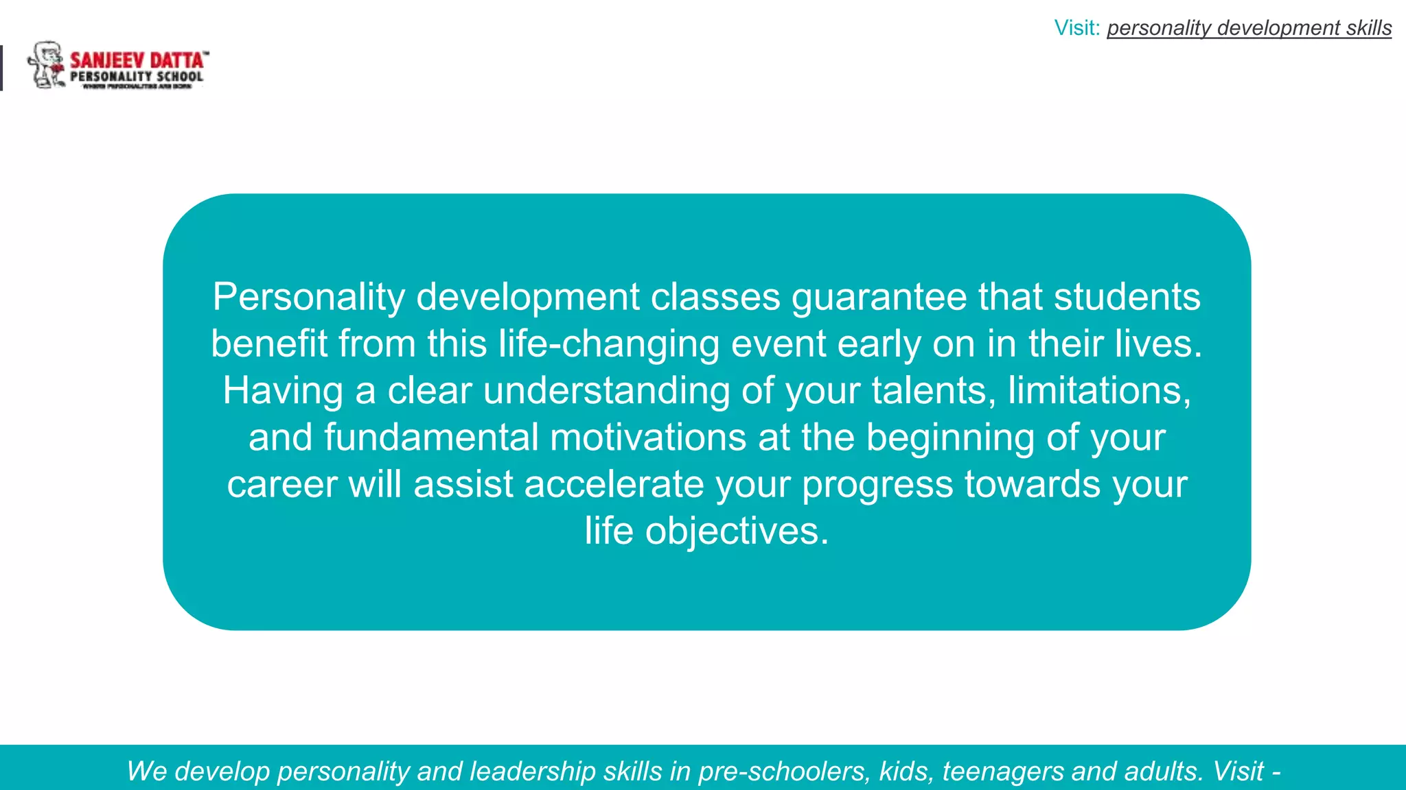 Why Personality Development? | PPTX