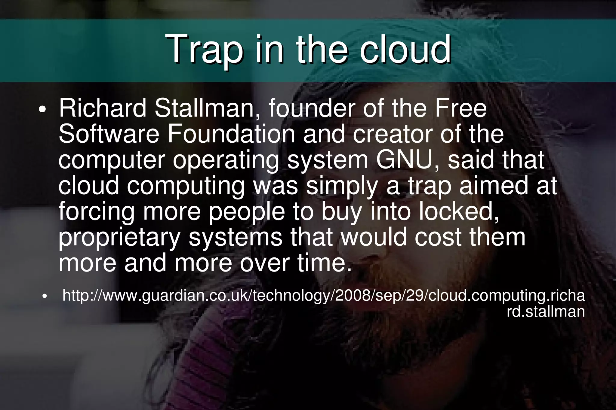 Why portability matters....