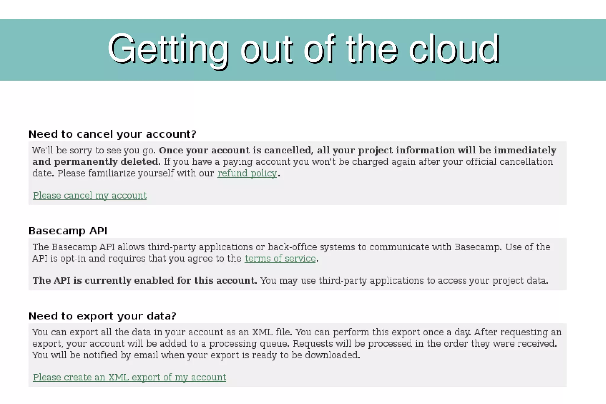 Why portability matters....