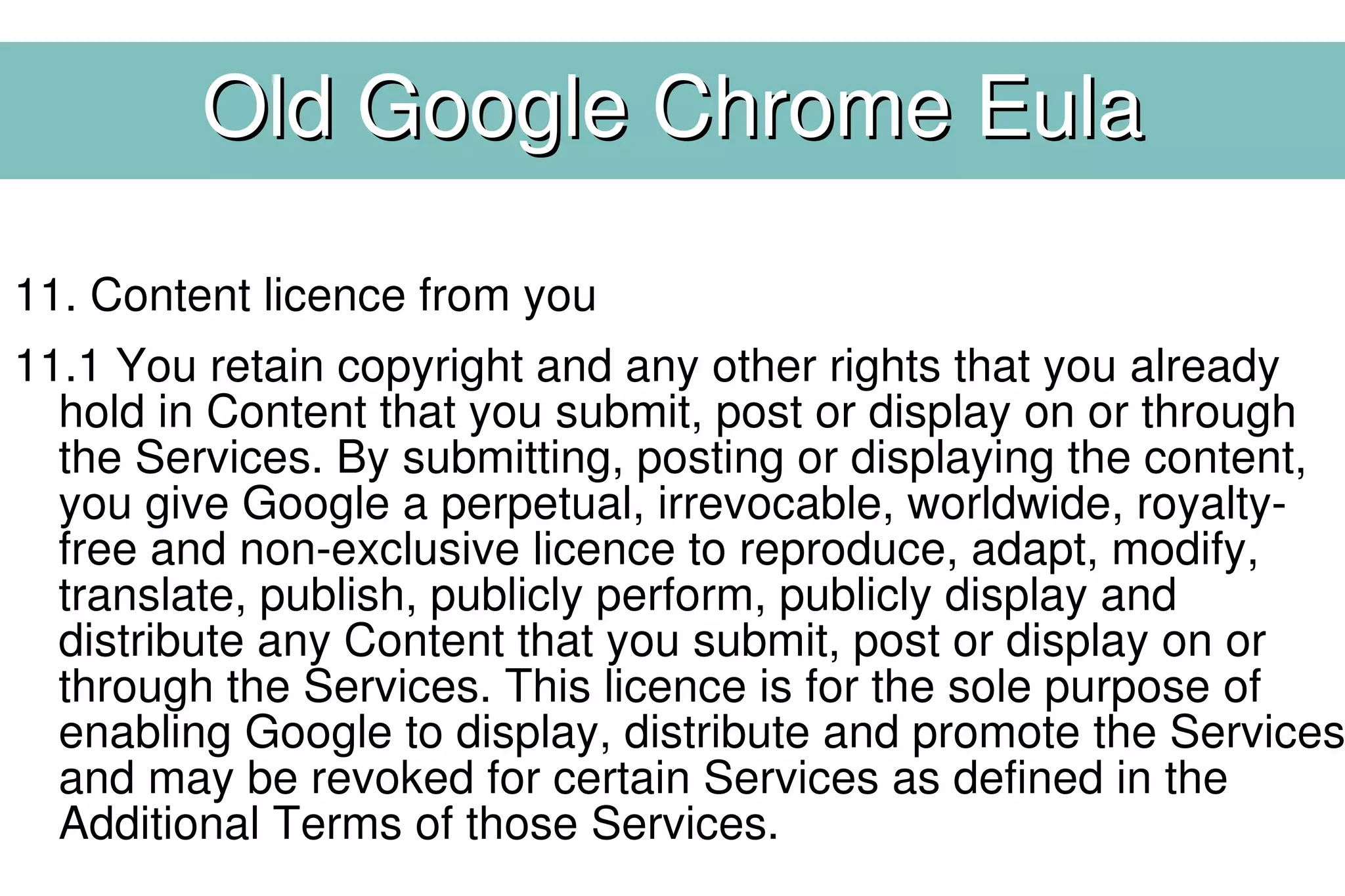 Why portability matters....