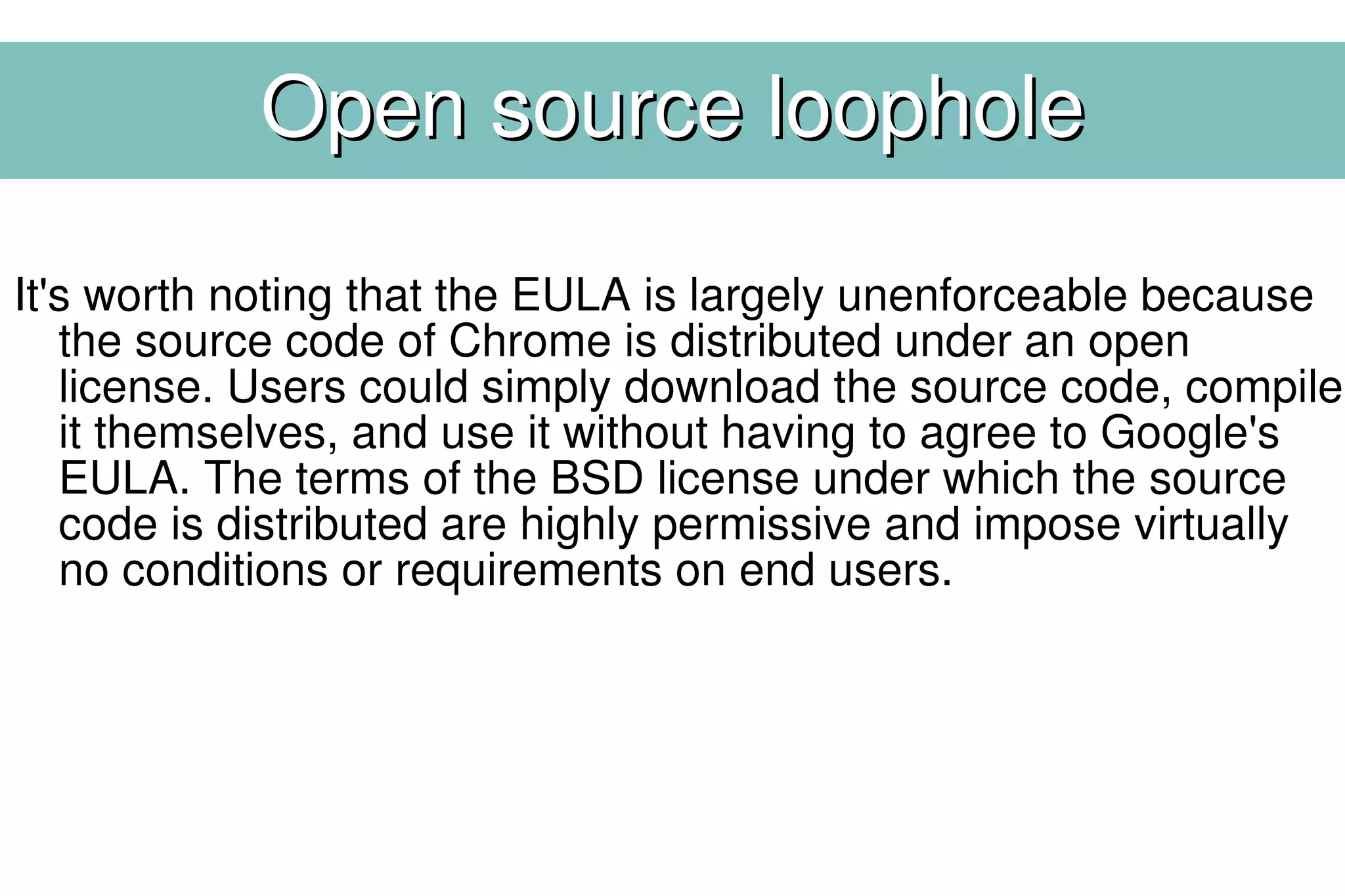 Why portability matters....