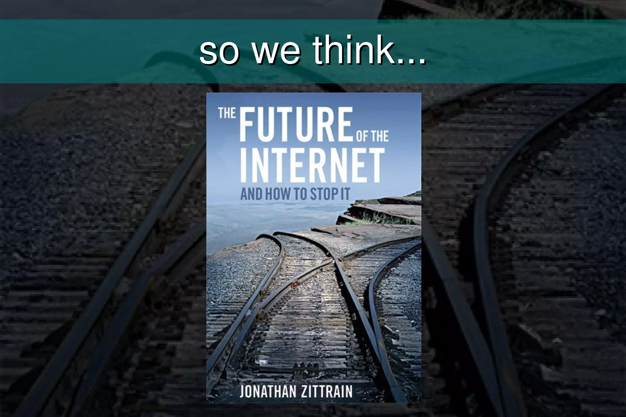 Why portability matters....