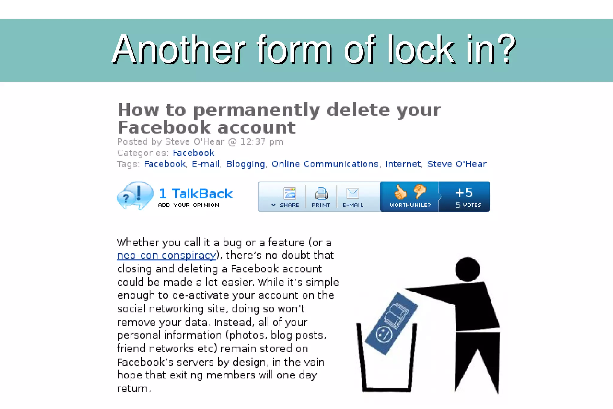 Why portability matters....