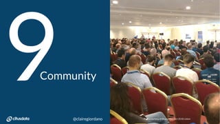 NORDIC PGDay 2019 | Copenhagen
Community9 @clairegiordano Photo courtesy of @pgconfeu, Oct 2018 Lisbon
 