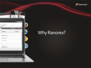 Why Ranorex?

 