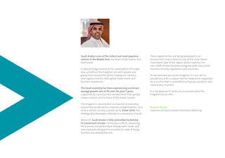 Why we need to invest in saudi arabia. Brief data | PDF