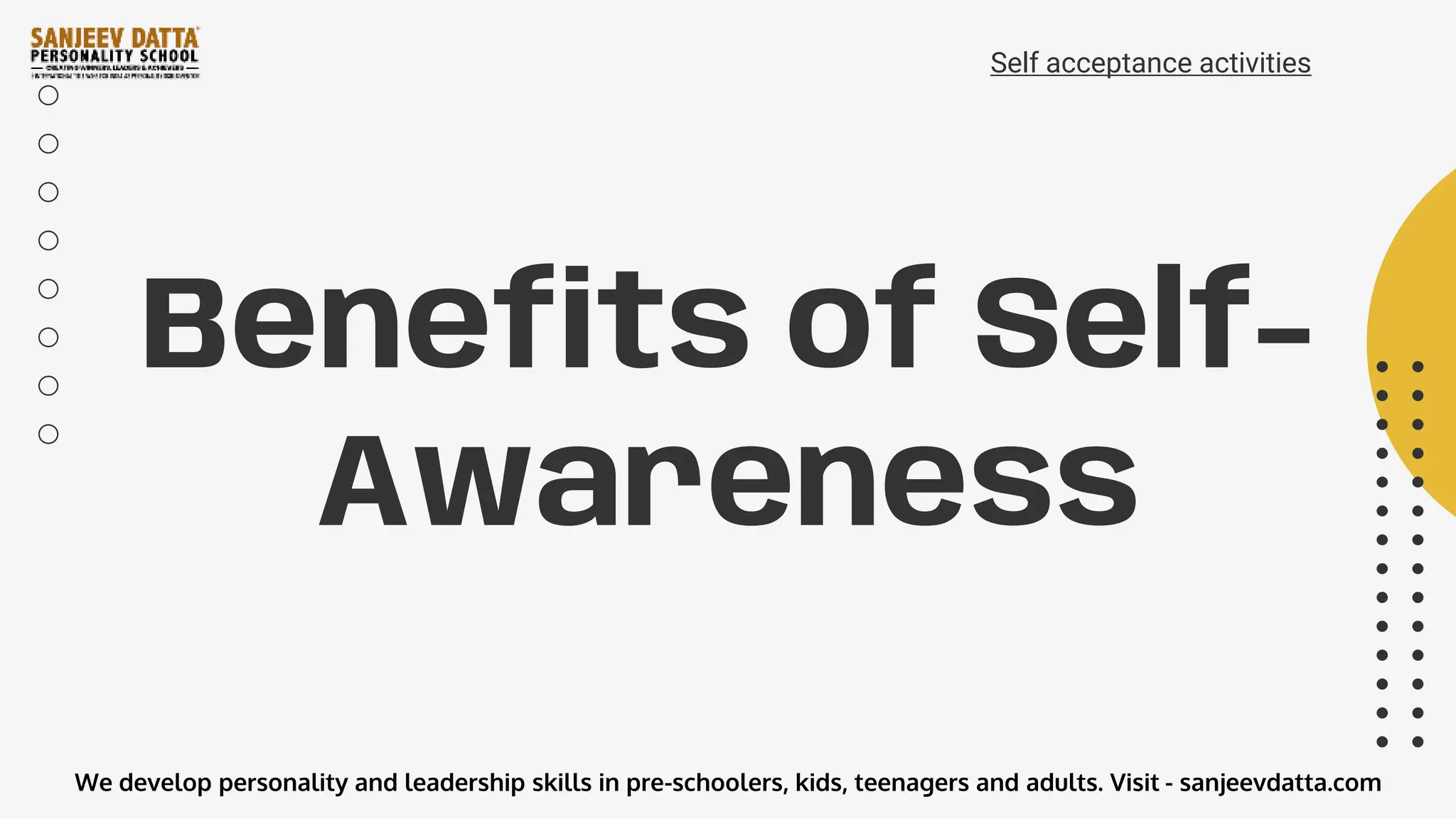 Why Self Awareness is Important? | PPTX