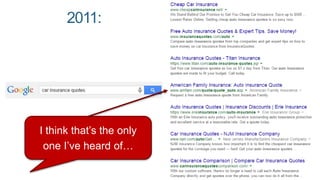 2011:
I think that’s the only
one I’ve heard of…
 