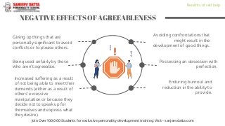 Why to Avoid Agreeableness? 