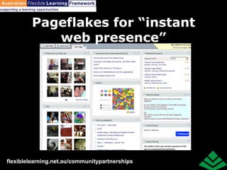 Pageflakes for “instant web presence”