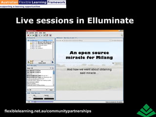 Live sessions in Elluminate