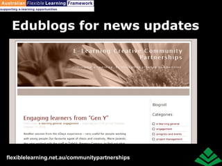 Edublogs for news updates