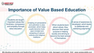 Why Value Based Education? | PPTX