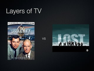 Layers of TV vs 