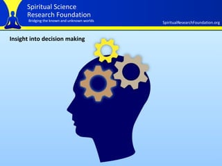 Insight into decision making 