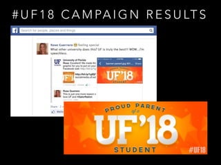 # U F 1 8 C A M PA I G N R E S U LT S
 