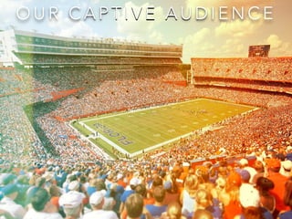 O U R C A P T I V E A U D I E N C E
 