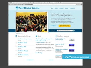 http://central.wordcamp.org
 