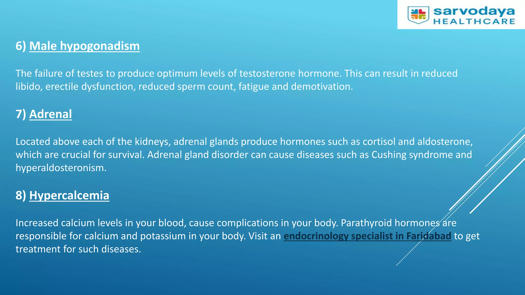 Why would you need to see an endocrinologist ppt