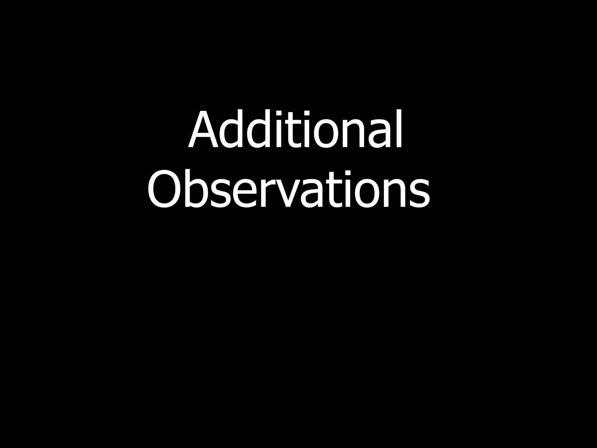 AdditionalObservations 