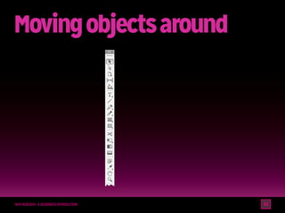 Moving objects around

Why Indesign - A beginners Introduction

 