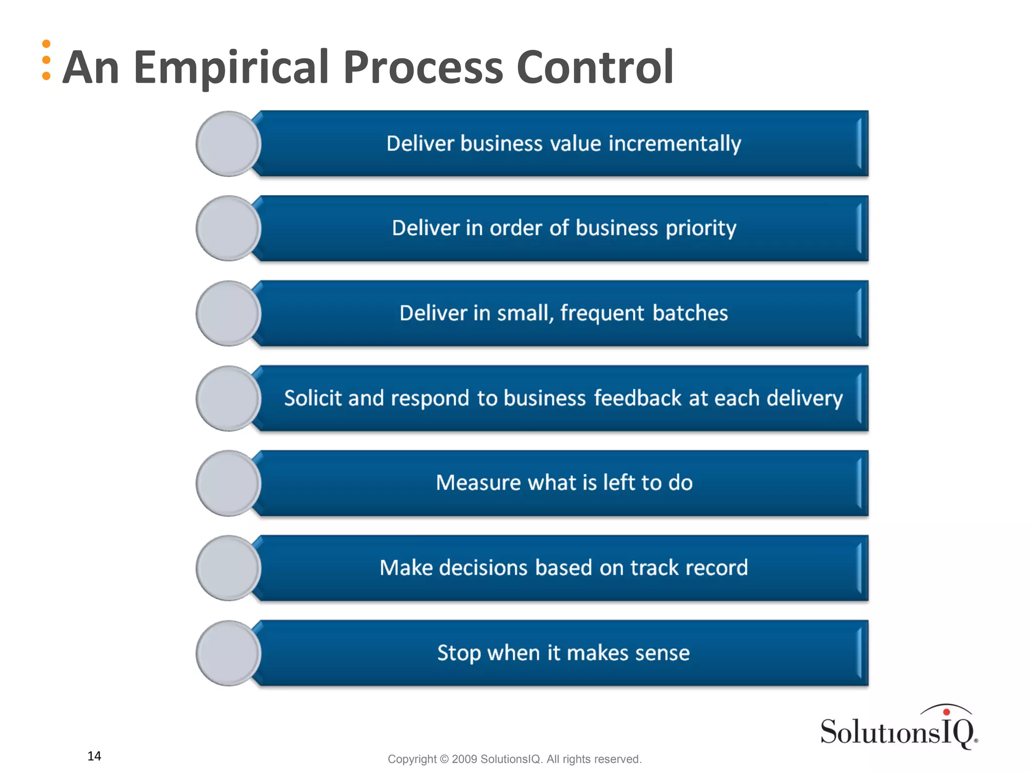 An Empirical Process Control 