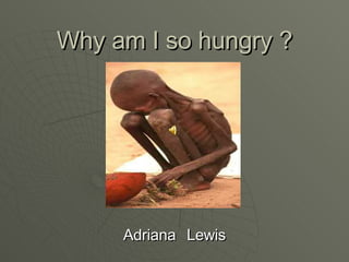 Why am I so hungry ? Adriana   Lewis 