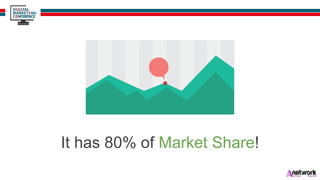 It has 80% of Market Share!
 
