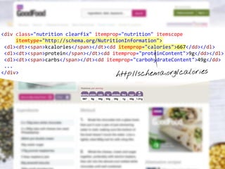 PREFIXs: <http://schema.org/> SELECT?name ?calories FROM<http://www.bbcgoodfood.com/recipes/11289/>