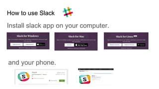 Slack Terminal.app Why and how to use slack | PDF