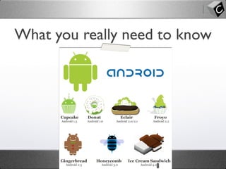 What you really need to know
 