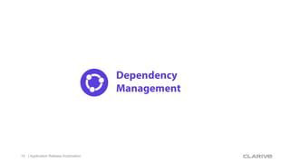 Dependency
Management
| Application Release Automation14
 