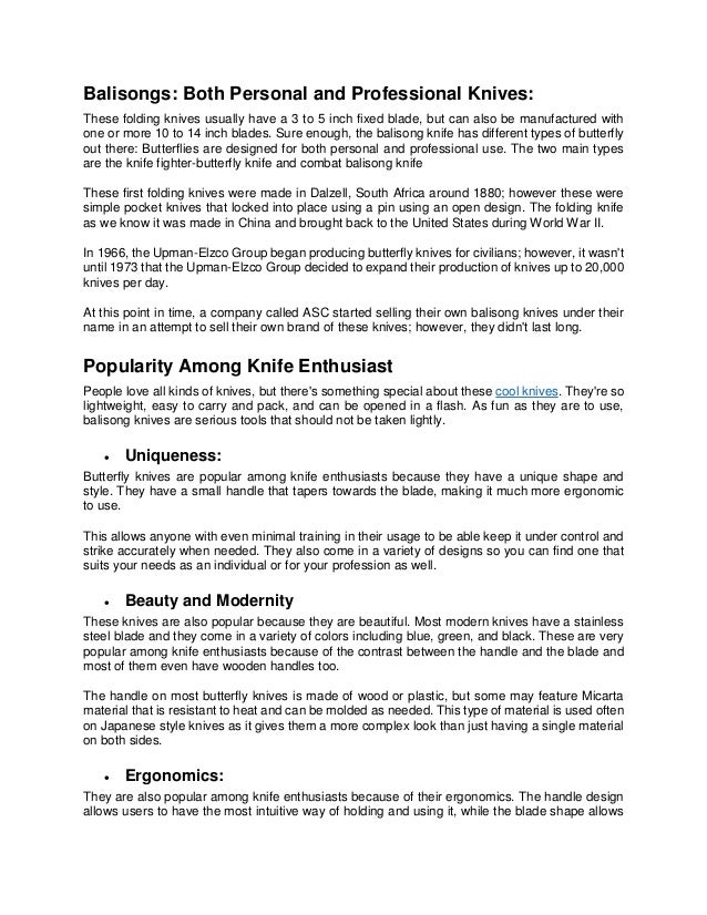 Why Are Butterfly Knives Famous Among Knife Enthusiasts