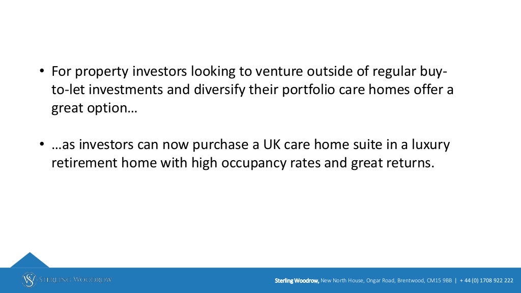 Why Are Care Homes Good Property Investments?