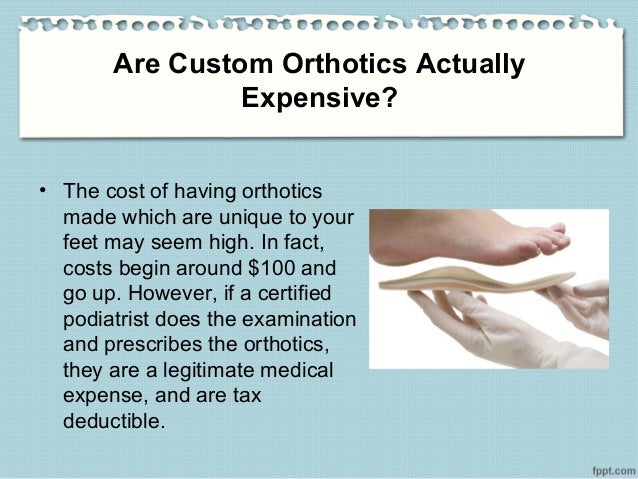 custom orthotics cost