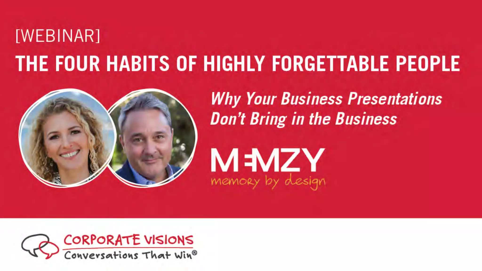 Four habits of highly forgettable people ppt