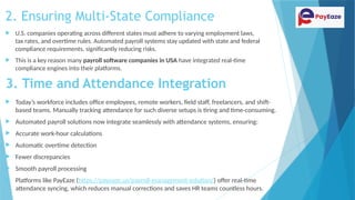 Why Are Payroll Software Companies in USA Shifting Toward Smarter ...