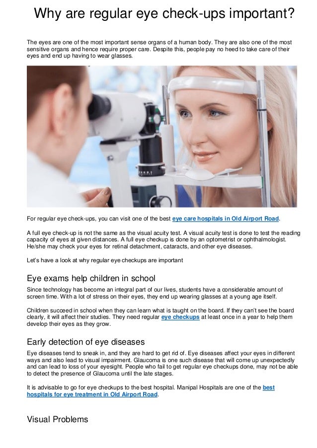 eye check up and glasses