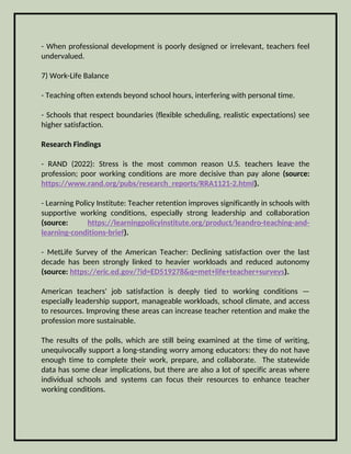 Why Are Teachers Leaving Our Classrooms? | PDF