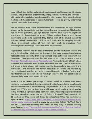 Why Are Teachers Leaving Our Classrooms? | PDF