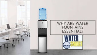 WHY ARE WATER
FOUNTAINS
ESSENTIAL?
 