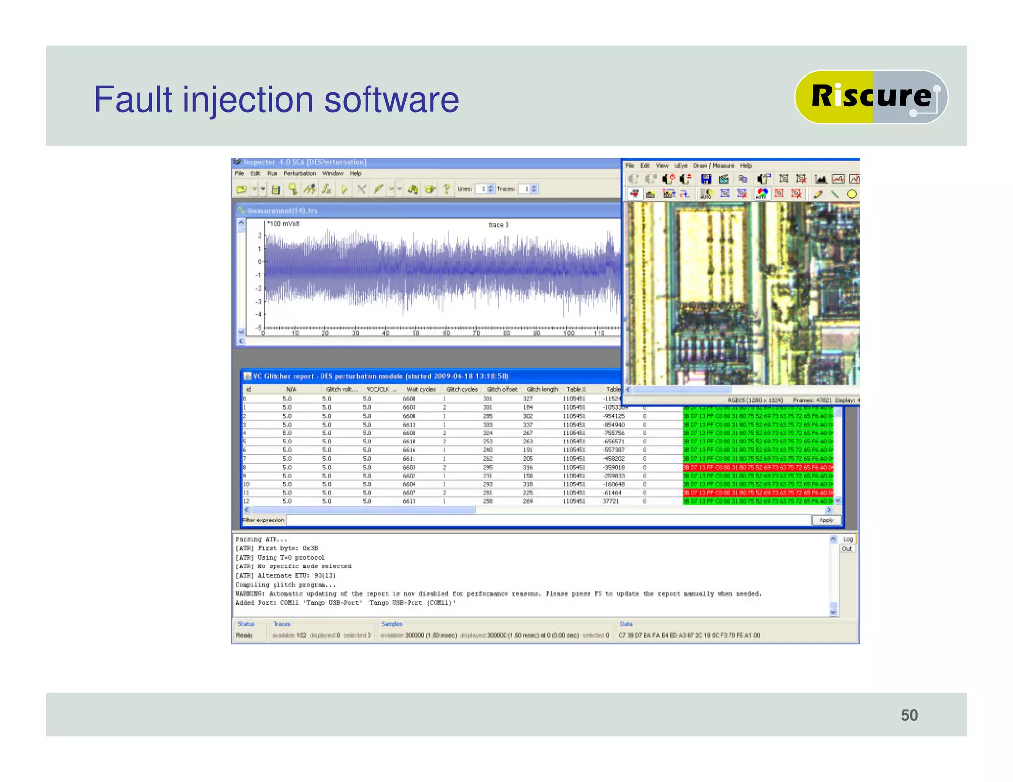 Fault injection software
50
 