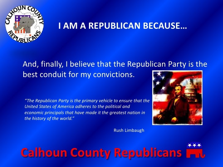 Why are you a republican