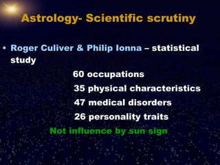 Why Astrology does not work- A scientific view point- Dr ...