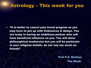 Why Astrology does not work- A scientific view point- Dr ...