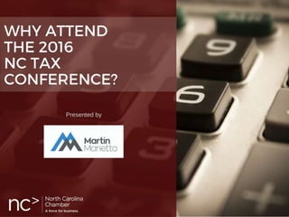 Why Attend the 2016 Tax Conference?