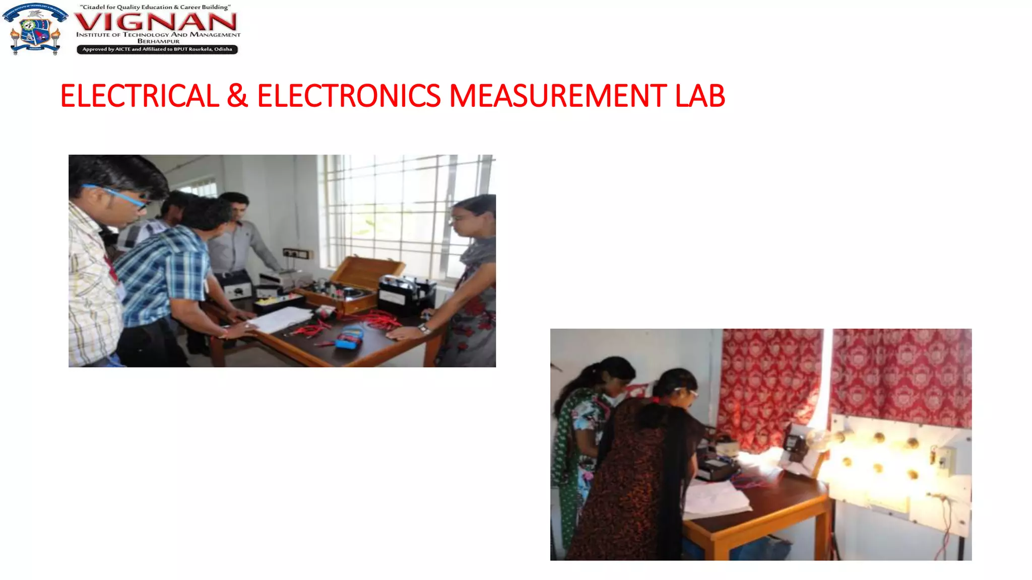 ELECTRICAL & ELECTRONICS MEASUREMENT LAB
70
 