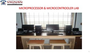 MICROPROCESSOR & MICROCONTROOLER LAB
71
 