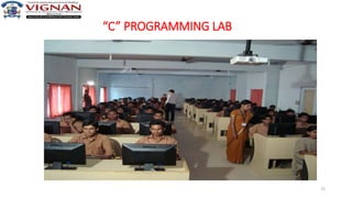 “C” PROGRAMMING LAB
72
 